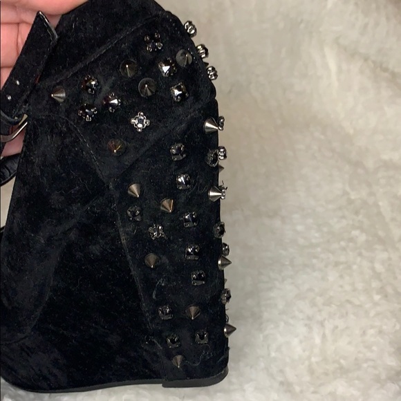Shoe dazzle studded wedges - Picture 5 of 11